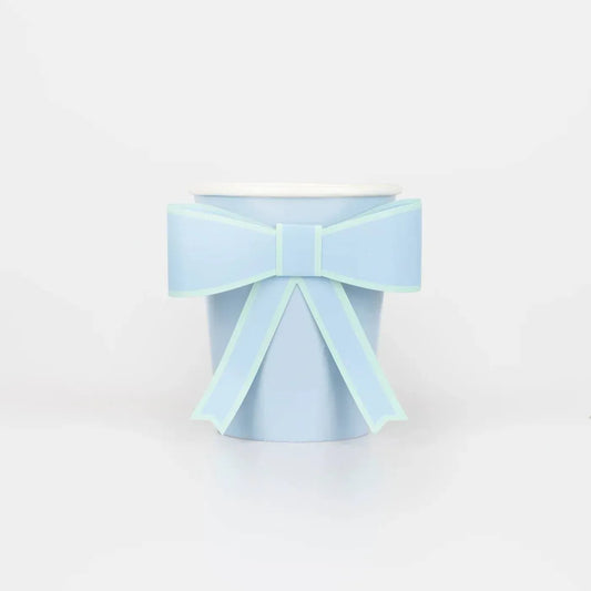 Pastel Bow Cups (x8)