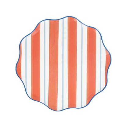 Preppy Stripe Side Plates (x8)