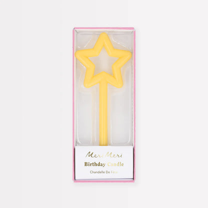 Slim Star Candle