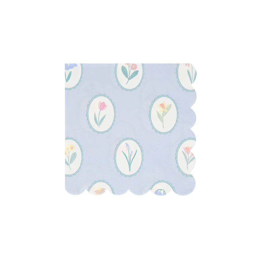 Bloomsbury Floral Pattern Small Napkins (x16)