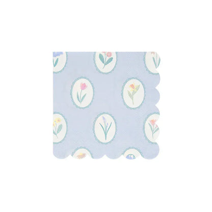 Bloomsbury Floral Pattern Small Napkins (x16)