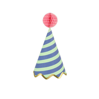 Stripe Party Hats | Pack of 8