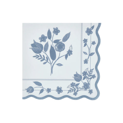 Vintage Botanical Large Napkins (x 16)