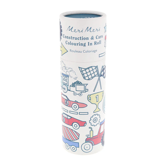 Construction & Cars Colouring Roll