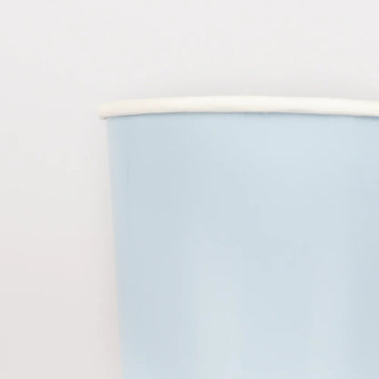 Summer Sky Blue Tumbler Cups (x8)