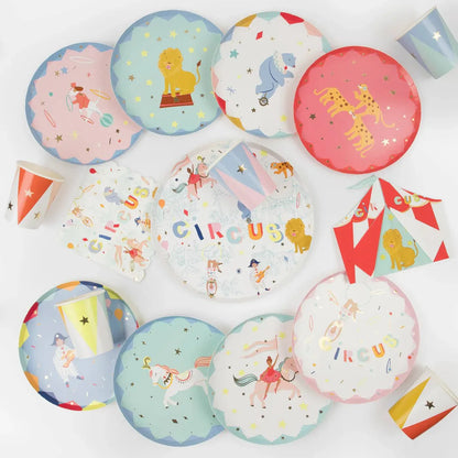 Circus Cups (x8)