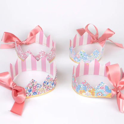 Meri Meri x Liberty Party Crowns (x8)