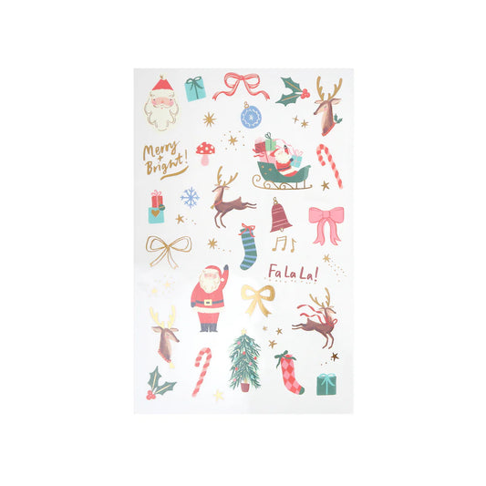 Christmas Mixed Icon Temporary Tattoos (x2)