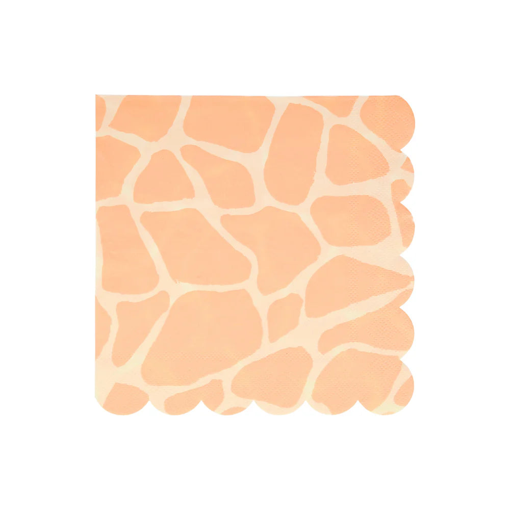 Safari Animal Print Large Napkins (x16)