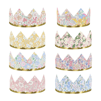 Meri Meri x Liberty Party Crowns (x8)