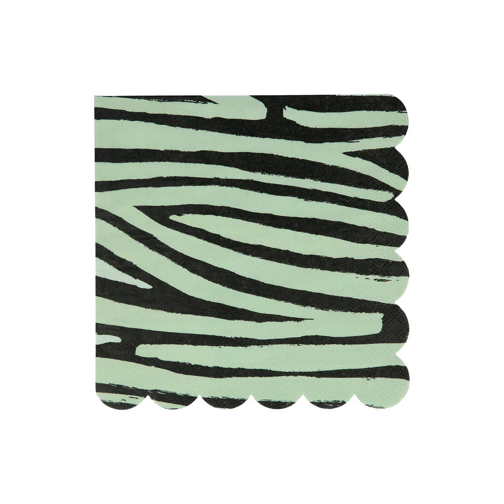 Safari Animal Print Large Napkins (x16)