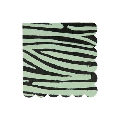 Safari Animal Print Large Napkins (x16)