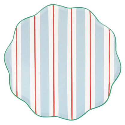 Preppy Stripe Dinner Plates (x8)
