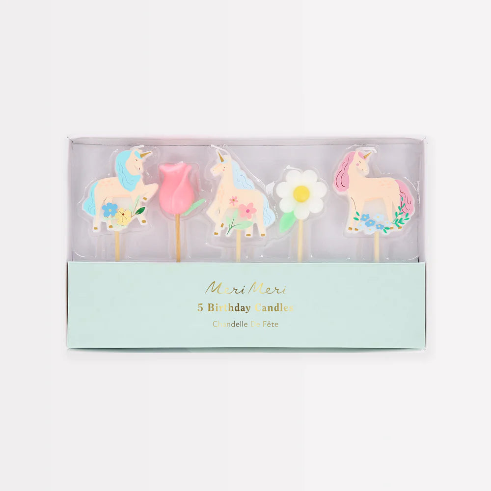 Meadow Unicorns Candles (x5)
