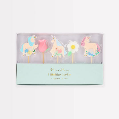 Meadow Unicorns Candles (x5)