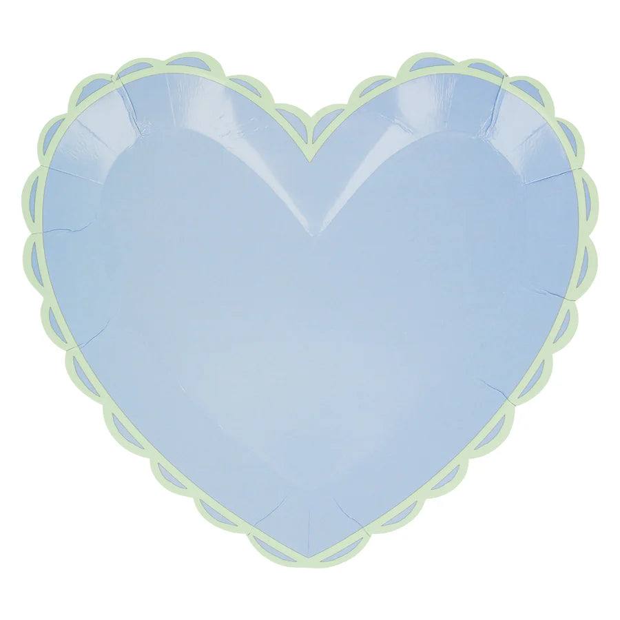 Pastel Heart Large Plates