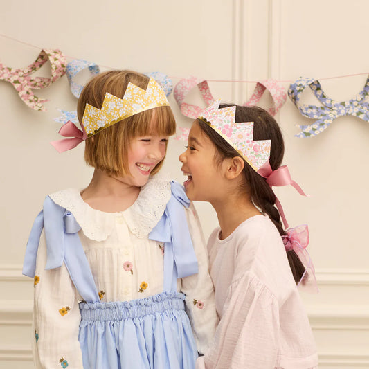 Meri Meri x Liberty Party Crowns (x8)