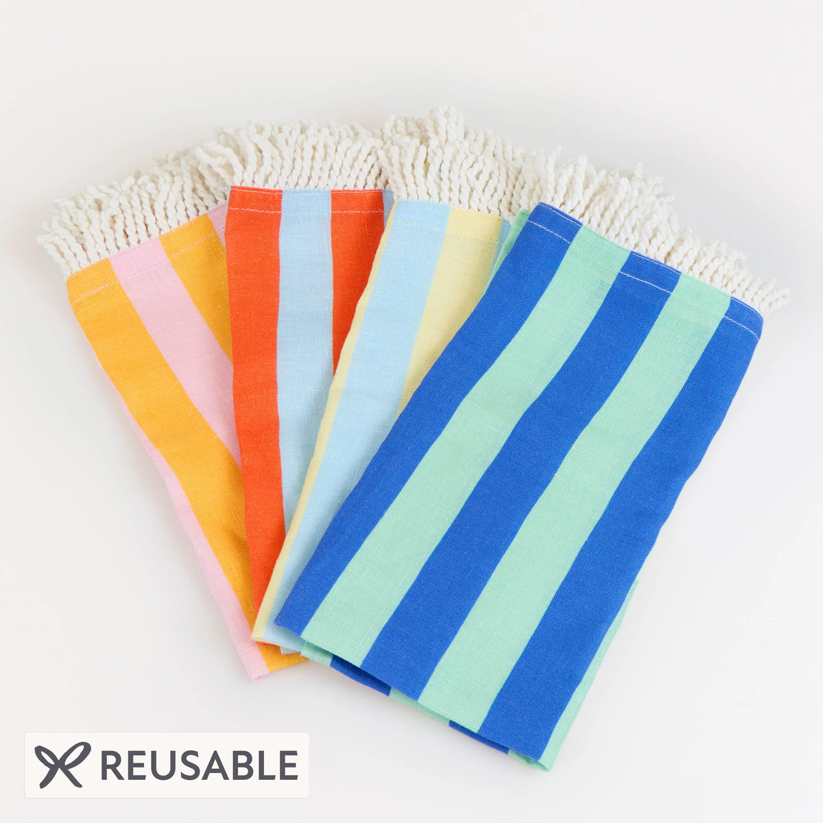 Fringe Cabana Fabric Napkins | Pack of 4