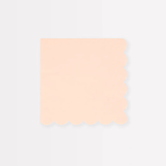 Ballet Slipper Pink Small Napkins (x16)