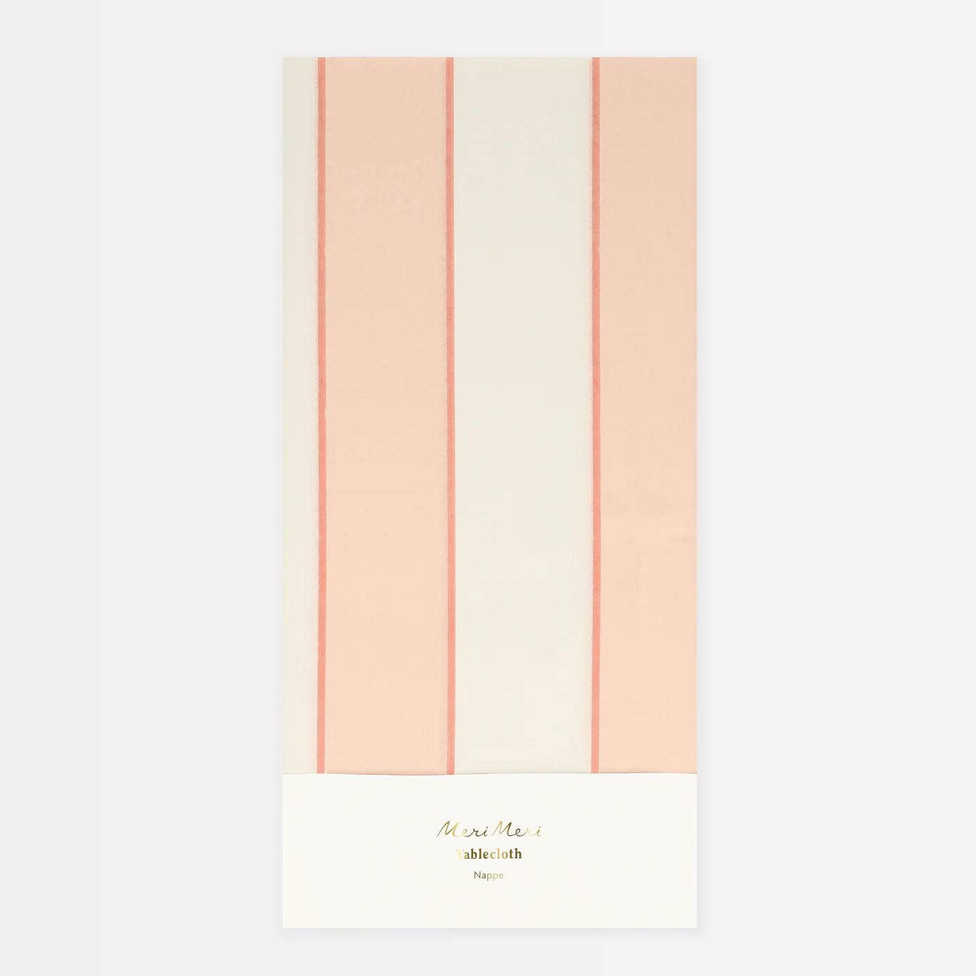 Peach Stripe Tablecover