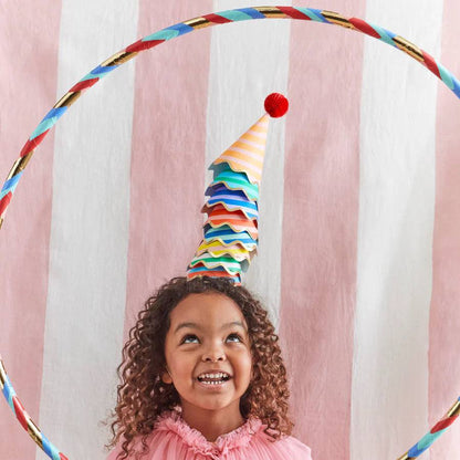 Stripe Party Hats | Pack of 8
