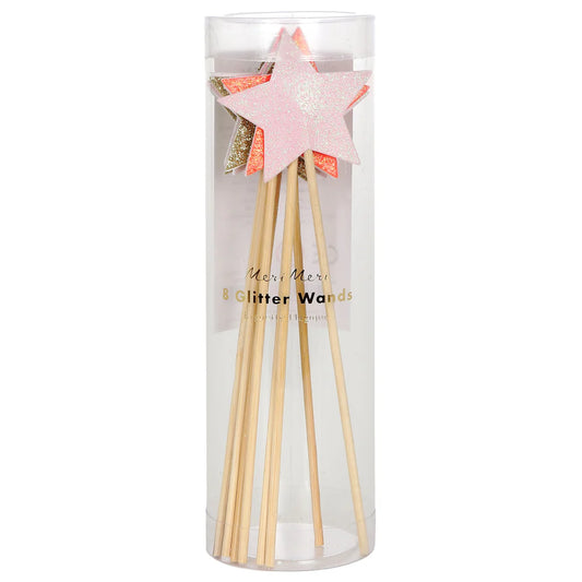 Glitter Star Wands (x8)