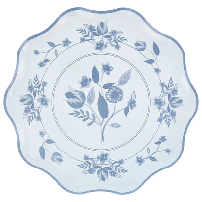 Vintage Botanical  Plates (x 8)