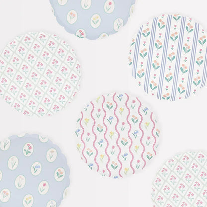 Bloomsbury Floral Pattern Side Plates (x8)