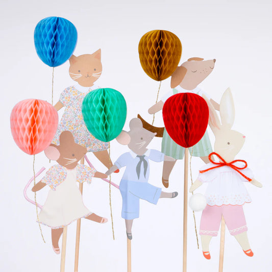 Animal Friends Cake Toppers (x5)