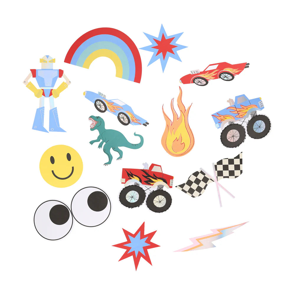Toybox Icon Shaped Stickers (x25)