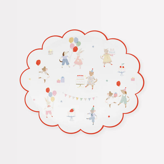 Animal Friends Side Plates (x8)