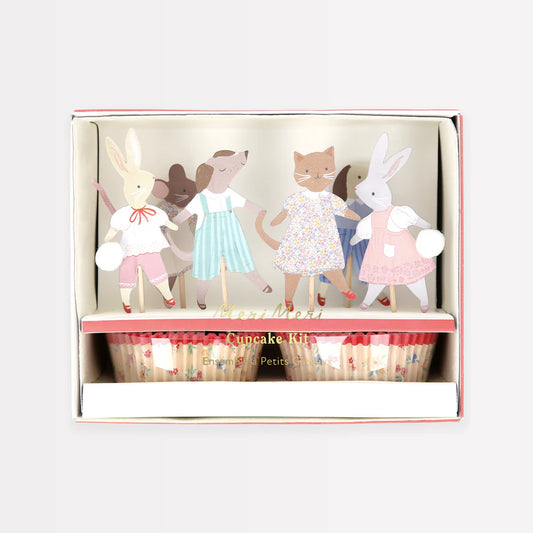 Animal Friends Cupcake Kit (x24 Toppers)