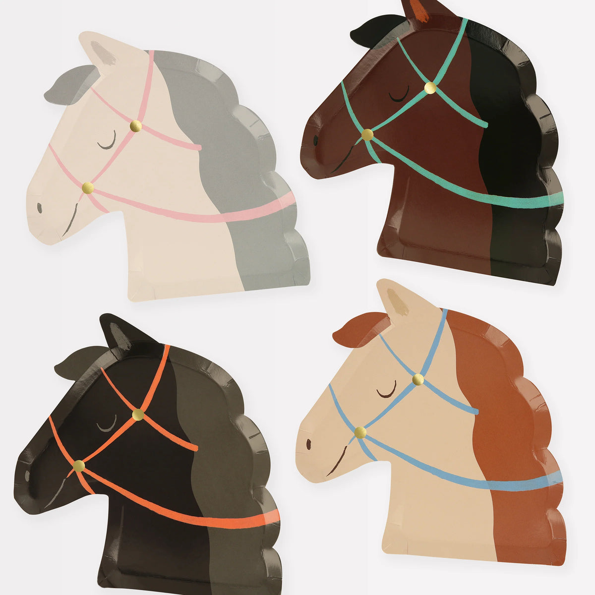 Horse Party Plates | Pack of 8