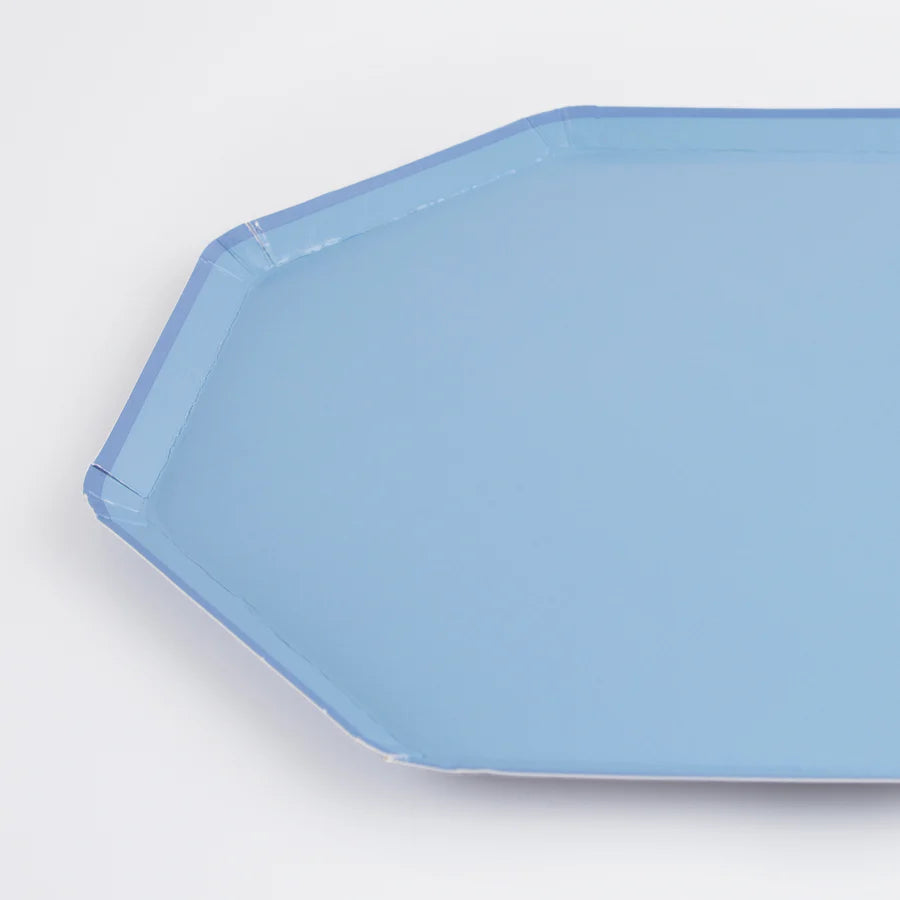 Cornflower Blue Side Plates (x8)