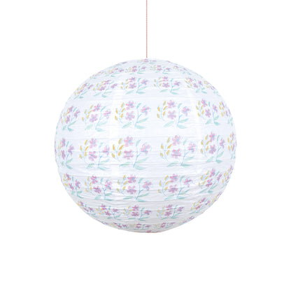 Flora Pink & Yellow Paper Lanterns | Pack of 3