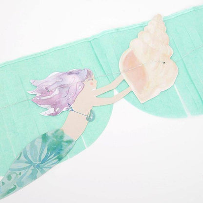 Meri Meri Mermaid Fringe Garland - partyalacarte.co.in