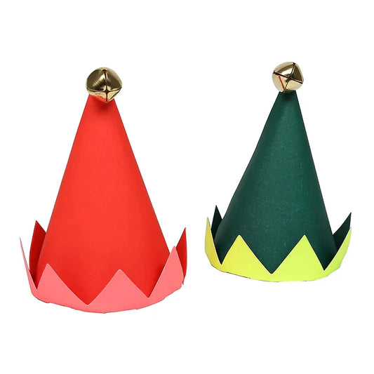 Meri Meri Mini Elf Party Hats (x8) - partyalacarte.co.in