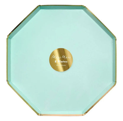 Meri Meri Mint Dinner Plates (set of 8) - partyalacarte.co.in
