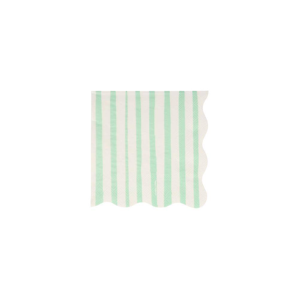 Meri Meri Mixed Stripe Small Napkins (x 16) - partyalacarte.co.in