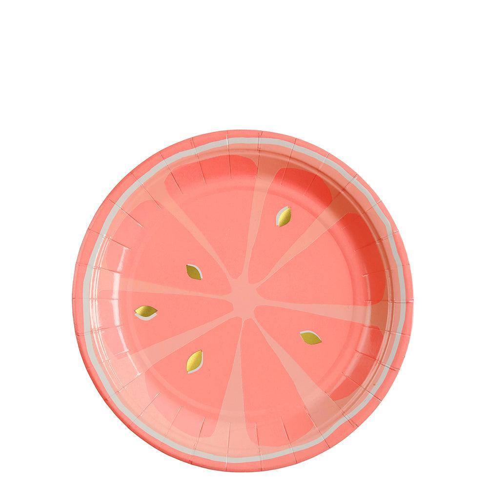 Meri Meri Neon Citrus Small Plates (set of 8) - partyalacarte.co.in