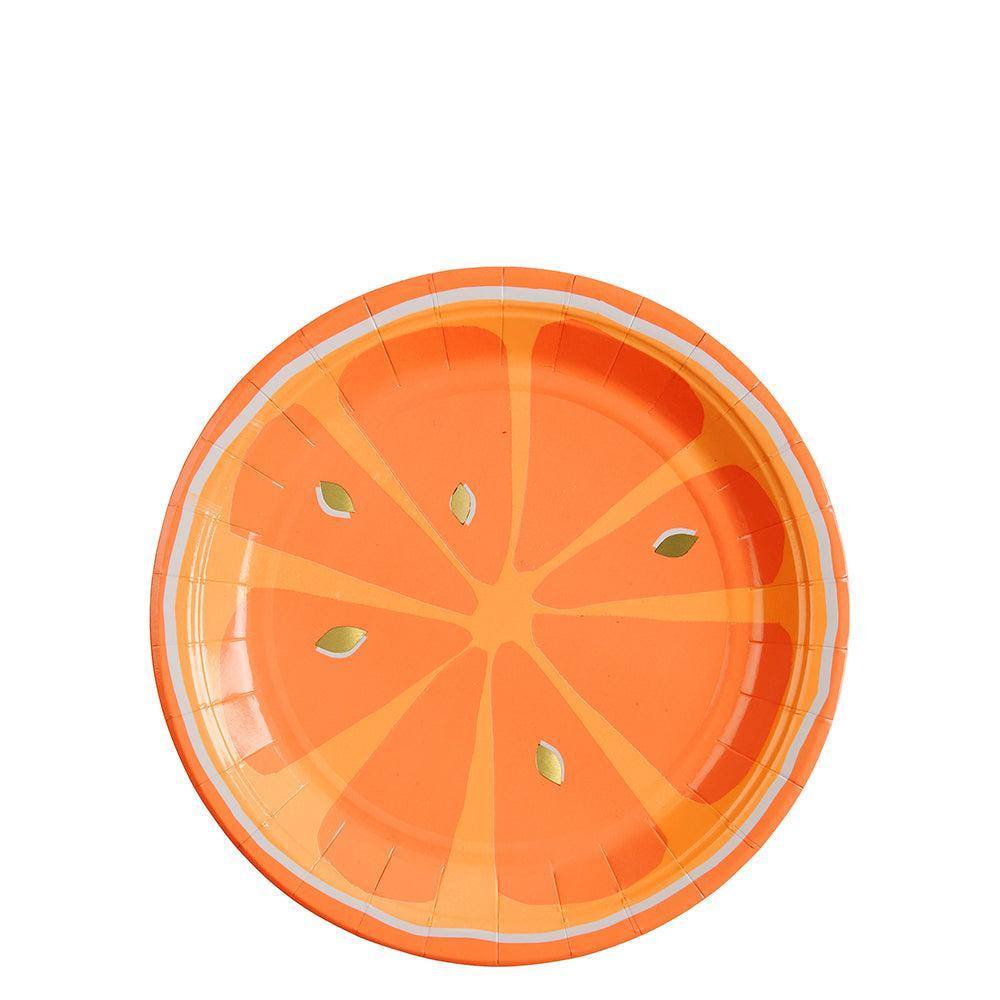 Meri Meri Neon Citrus Small Plates (set of 8) - partyalacarte.co.in