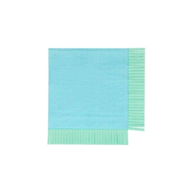 Meri Meri Neon Fringe Small Napkins (set of 20) - partyalacarte.co.in