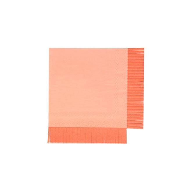 Meri Meri Neon Fringe Small Napkins (set of 20) - partyalacarte.co.in