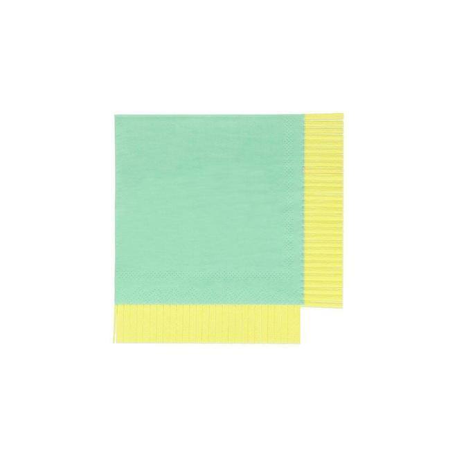 Meri Meri Neon Fringe Small Napkins (set of 20) - partyalacarte.co.in