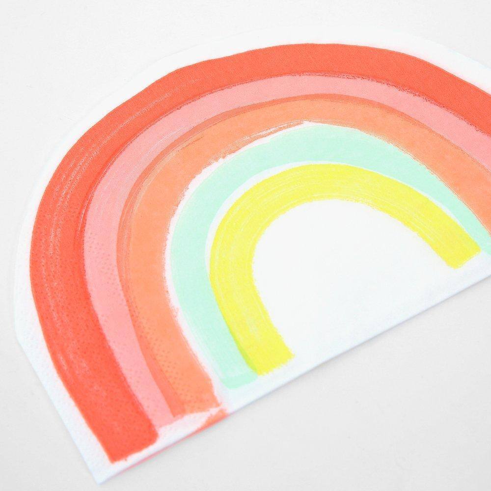 Meri Meri Neon Rainbow Napkins (set of 20) - partyalacarte.co.in