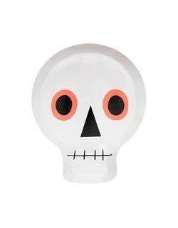 Meri Meri Neon Skull Plate ( Pack of 8) - partyalacarte.co.in