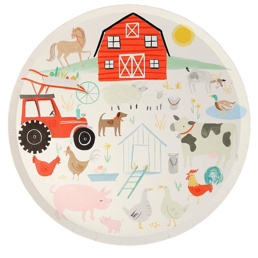 Meri Meri On The Farm Dinner Plates (set of 8) - partyalacarte.co.in