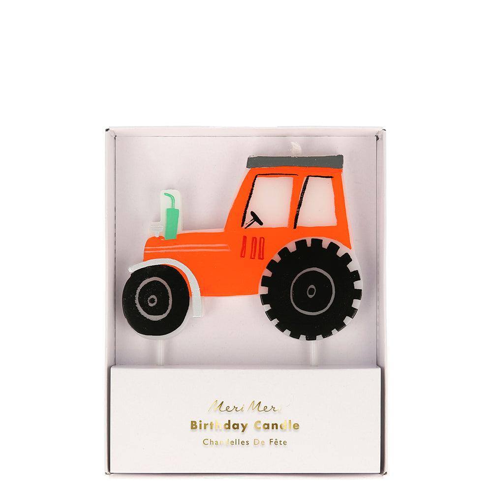 Meri Meri On The Farm Tractor Candle - partyalacarte.co.in