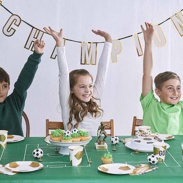Talking Table Party Champions Boot Shaped Napkins ( pack of 8 ) - partyalacarte.co.in
