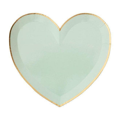 Meri Meri Party Palette Heart Plates (set of 8) - partyalacarte.co.in